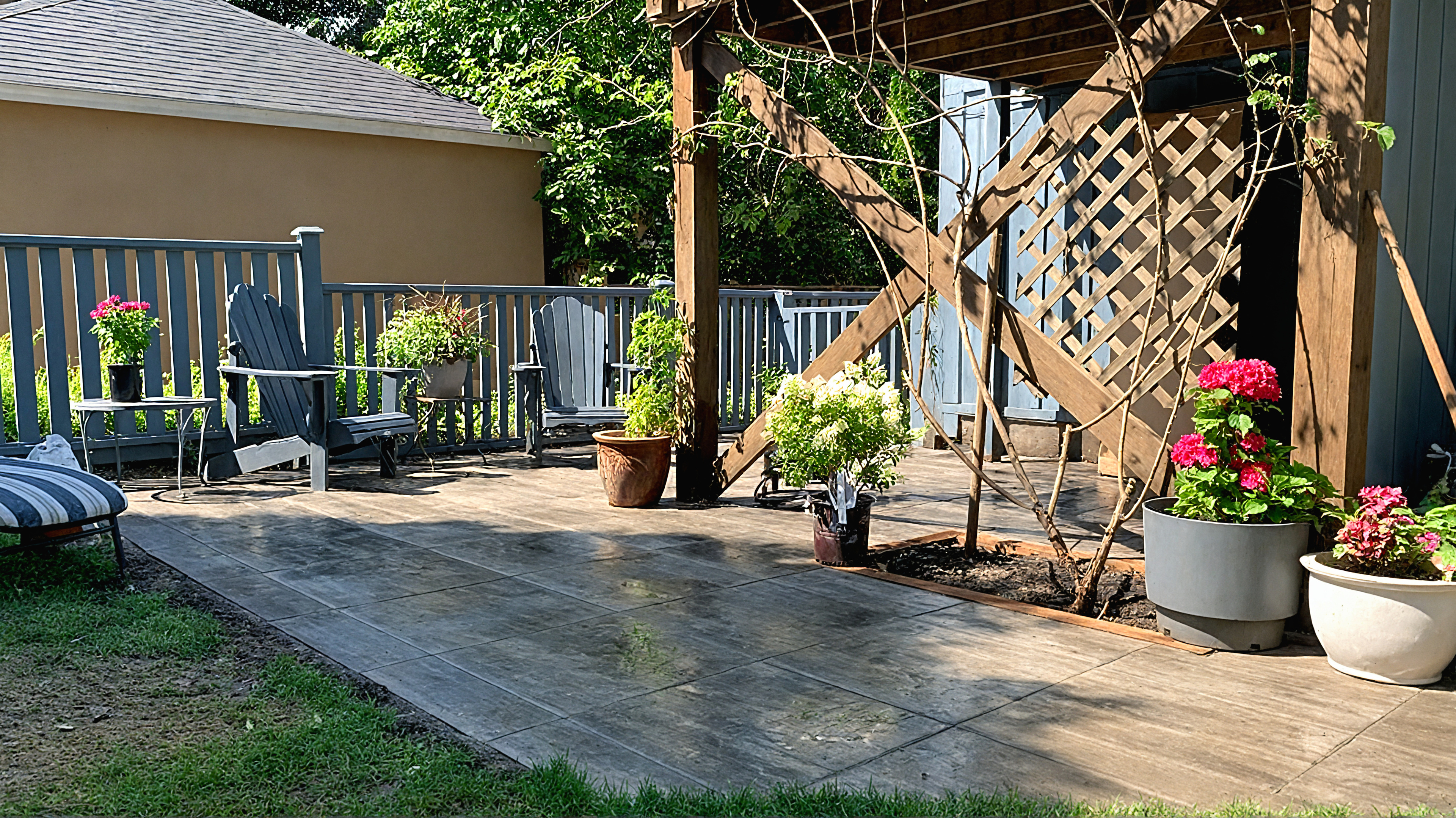 Natural stone pavers and Excavation at the Dunbar St - Patio project.